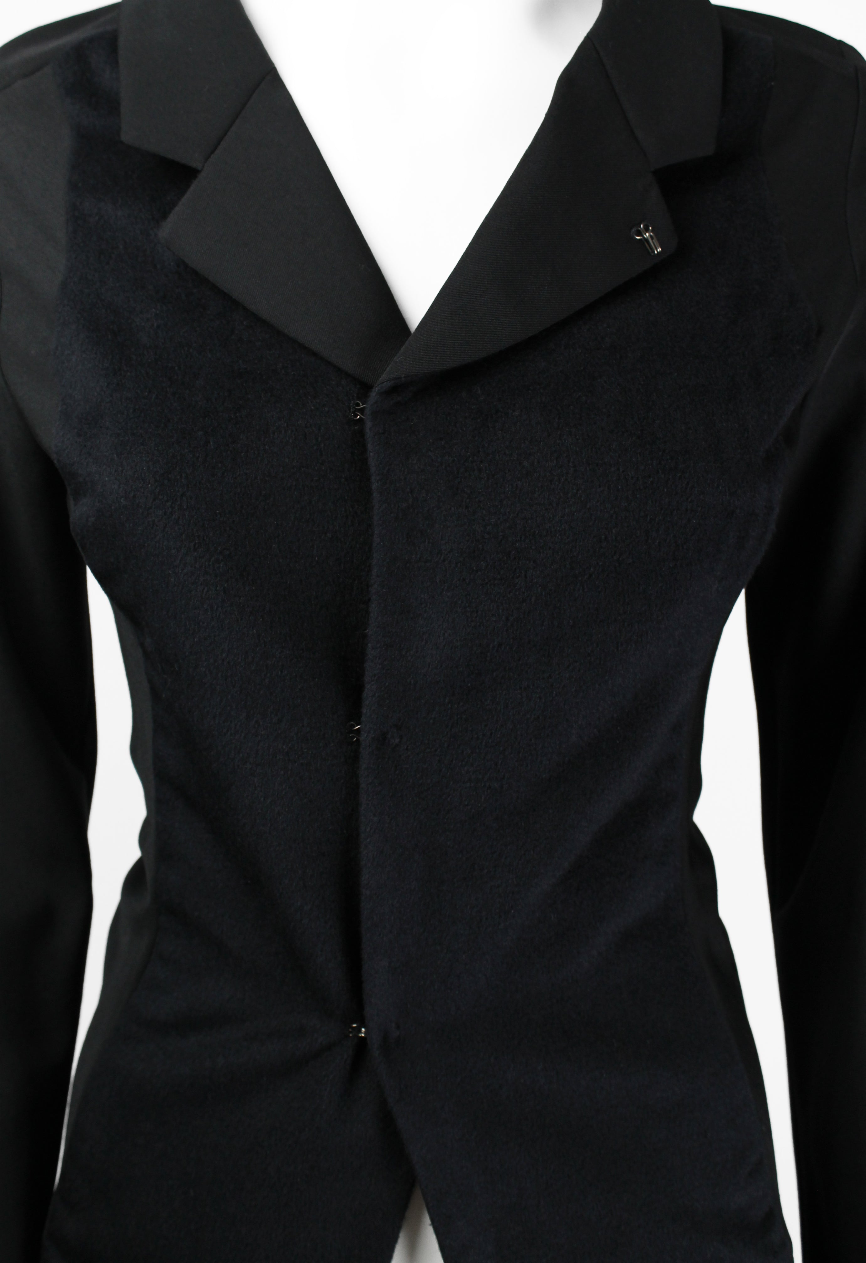 COMME DES GARCONS FW 1993 WOOL AND SILK PANEL JACKET