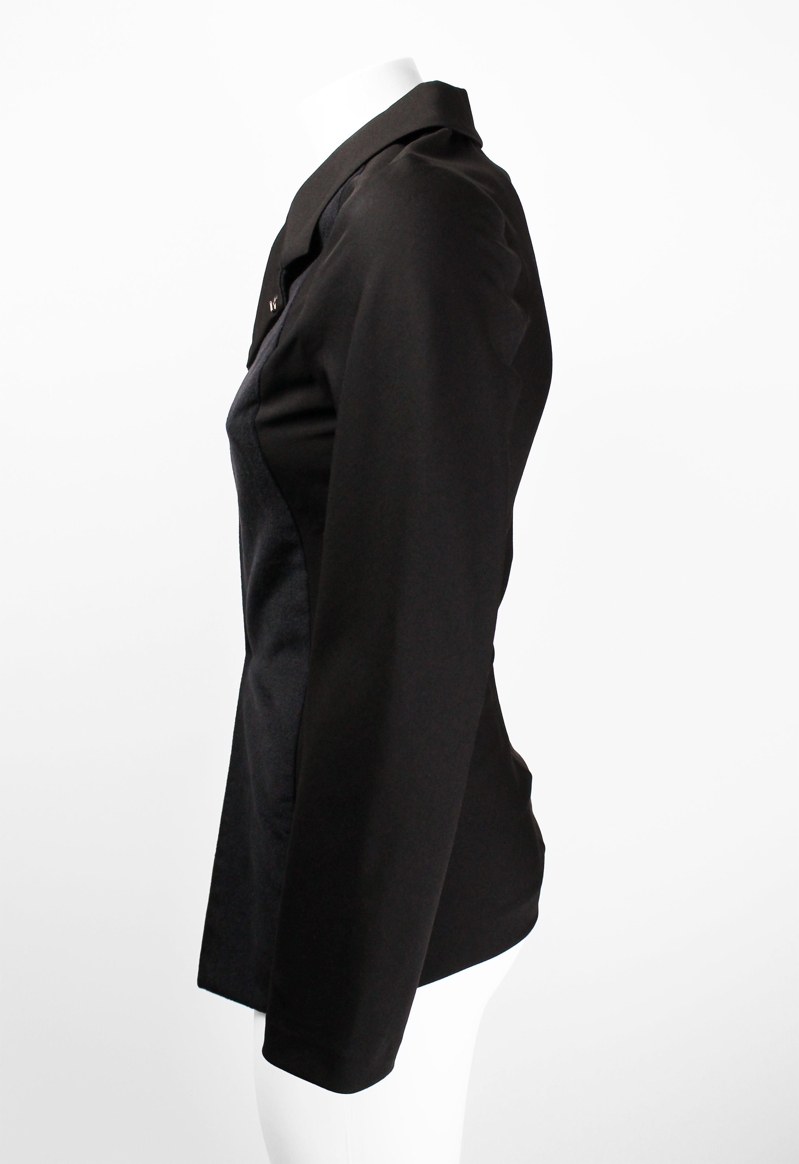 COMME DES GARCONS FW 1993 WOOL AND SILK PANEL JACKET