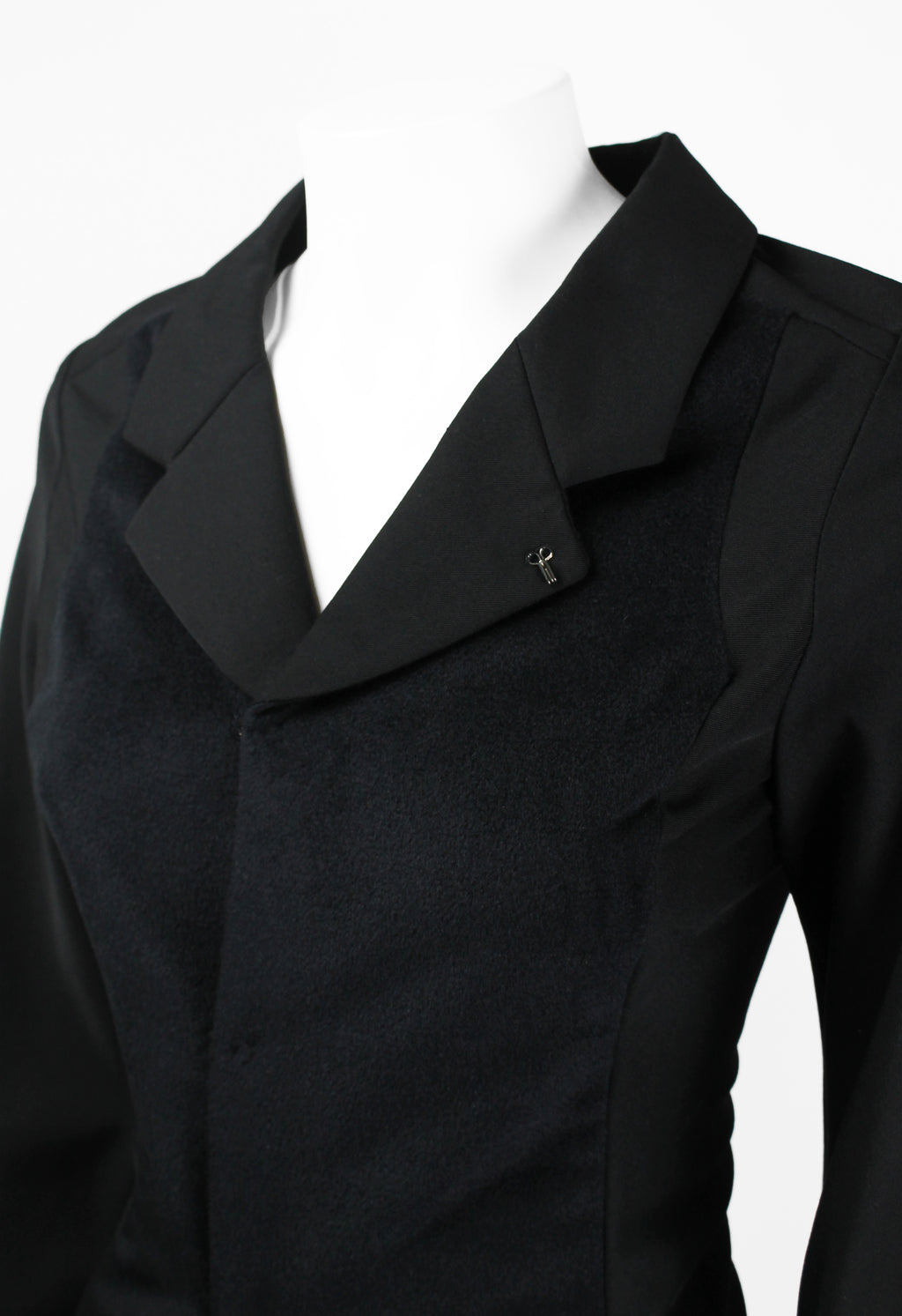 COMME DES GARCONS FW 1993 WOOL AND SILK PANEL JACKET