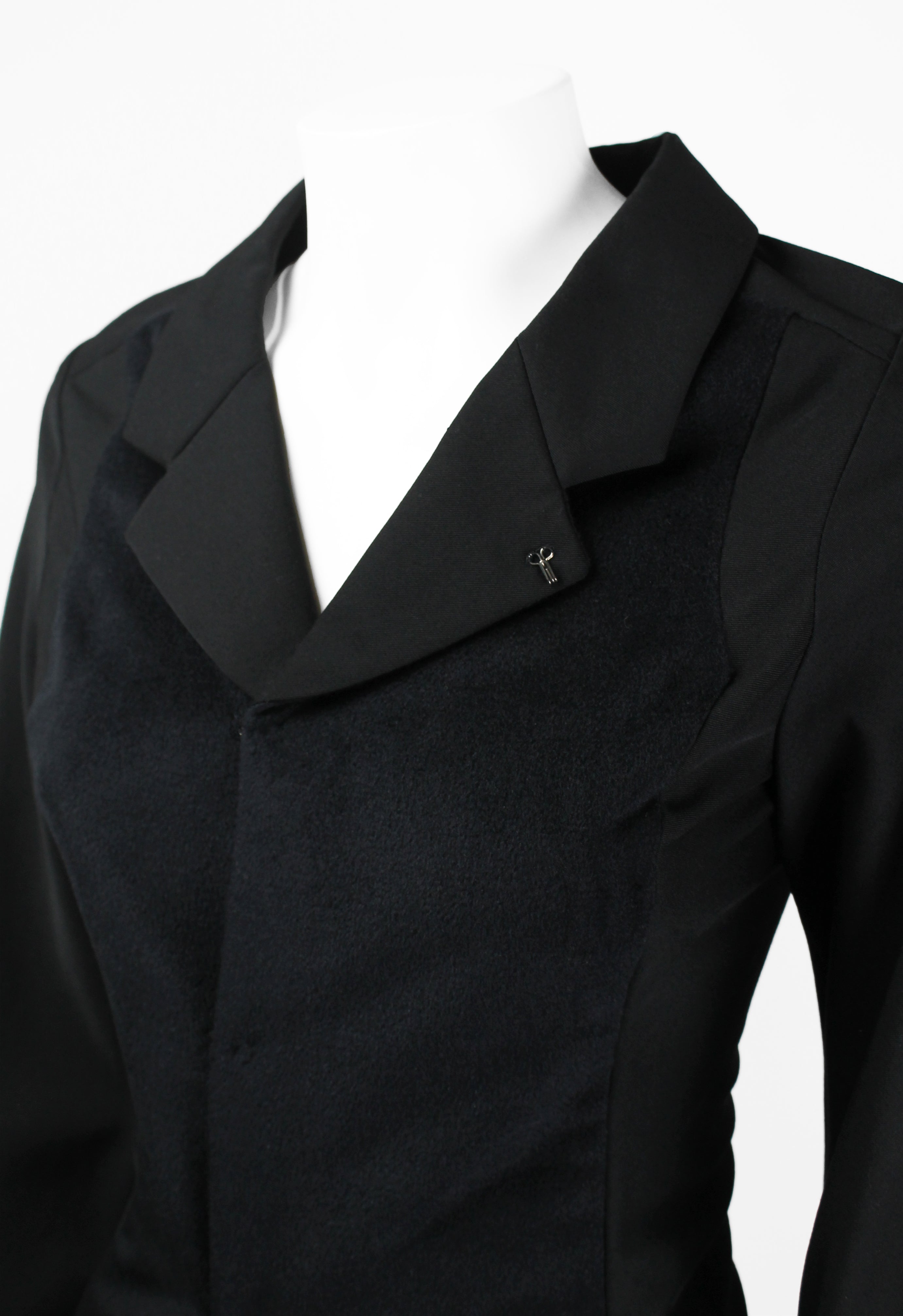 COMME DES GARCONS FW 1993 WOOL AND SILK PANEL JACKET