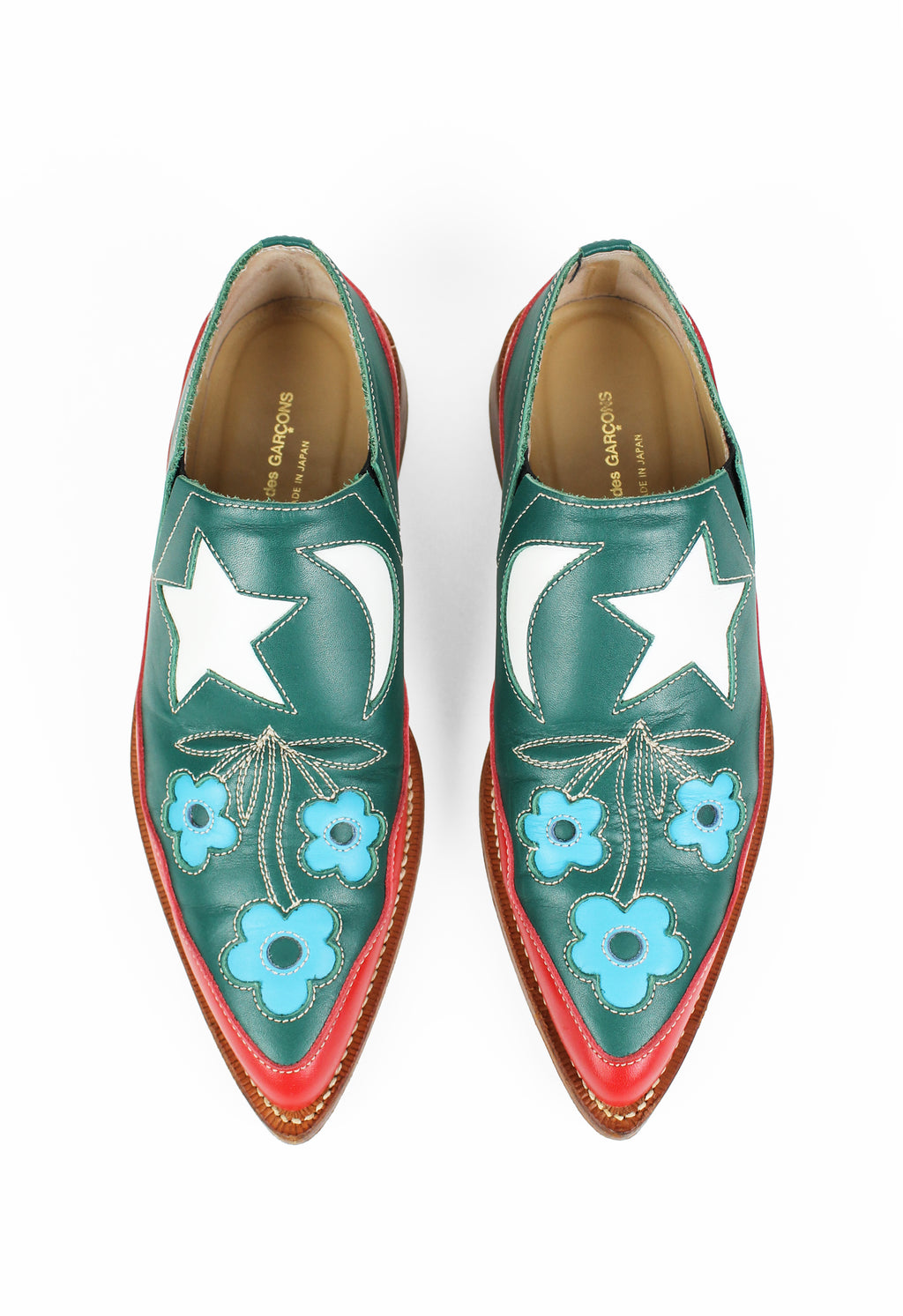 COMME DES GARCONS FW 1999 STAR COWBOY SHOES