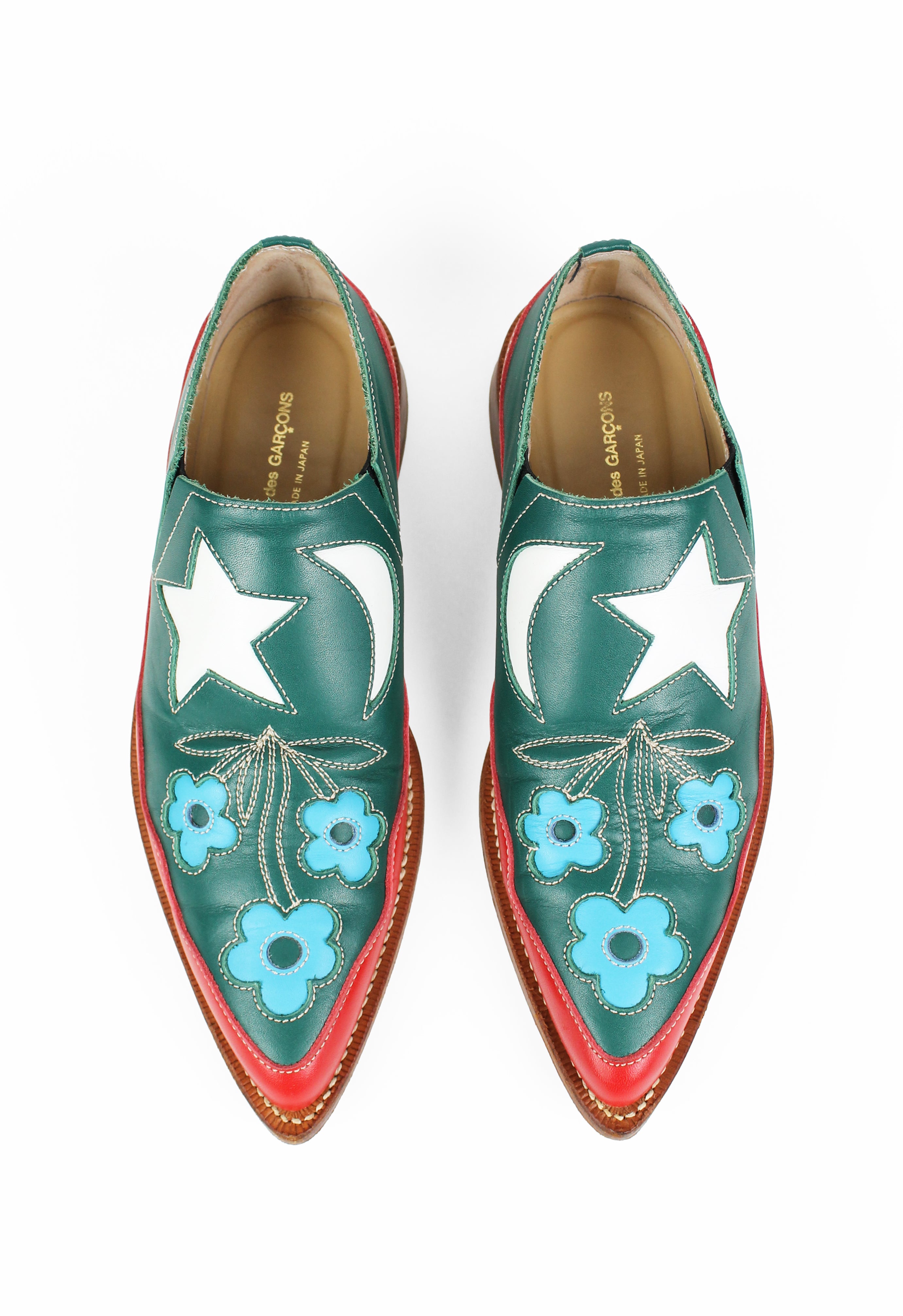 COMME DES GARCONS FW 1999 STAR COWBOY SHOES