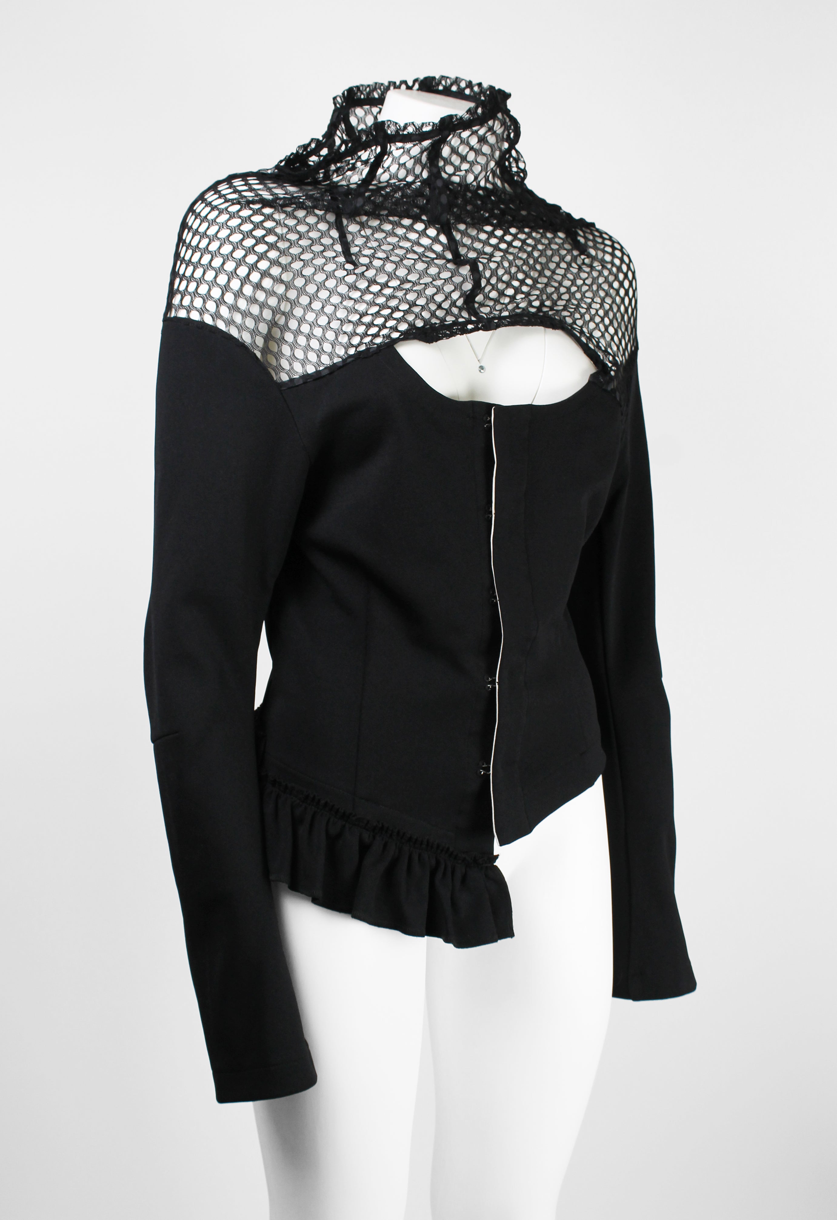 COMME DES GARCONS FW 2004 DARK ROMANCE CORSET JACKET