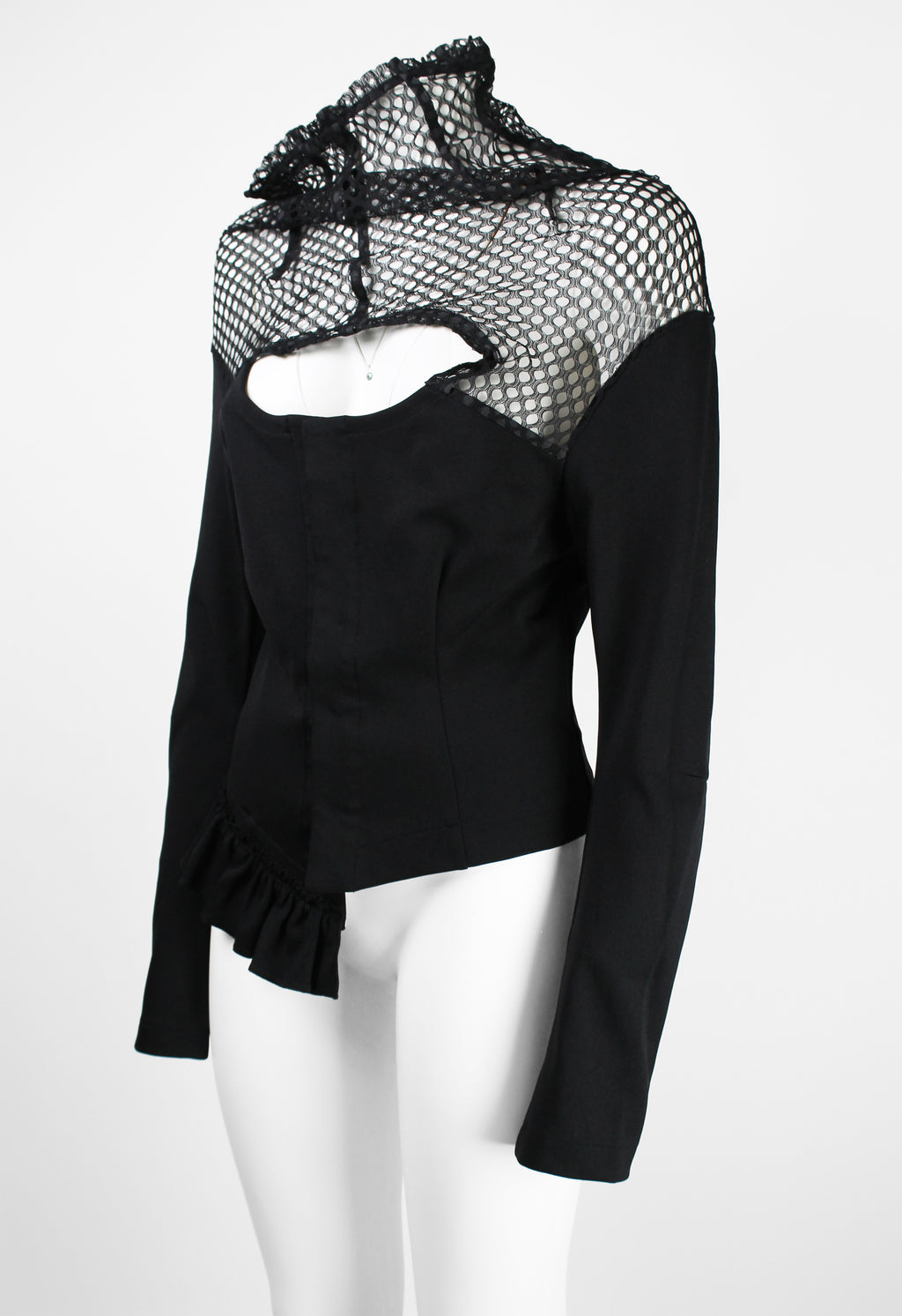 COMME DES GARCONS FW 2004 DARK ROMANCE CORSET JACKET