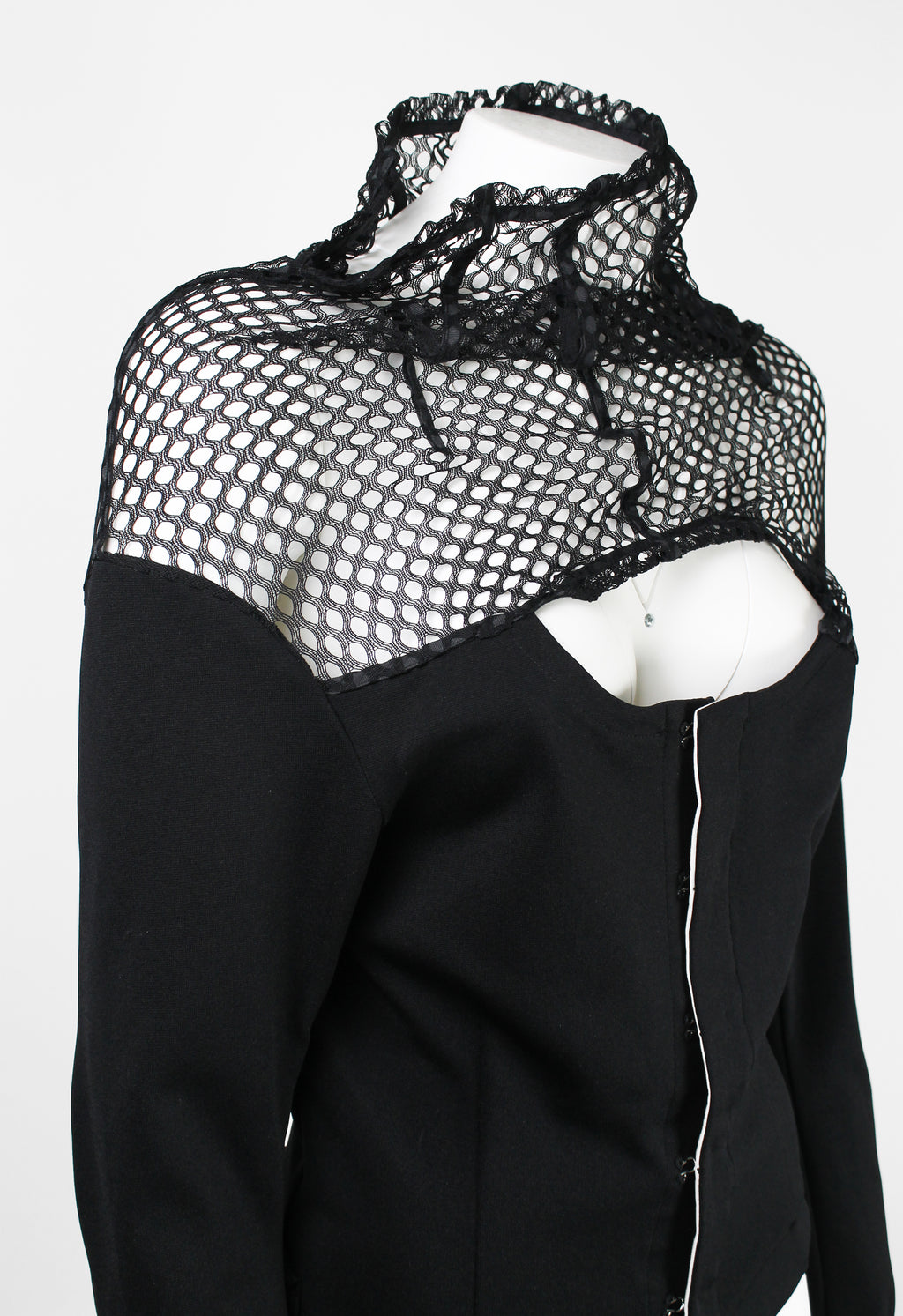 COMME DES GARCONS FW 2004 DARK ROMANCE CORSET JACKET