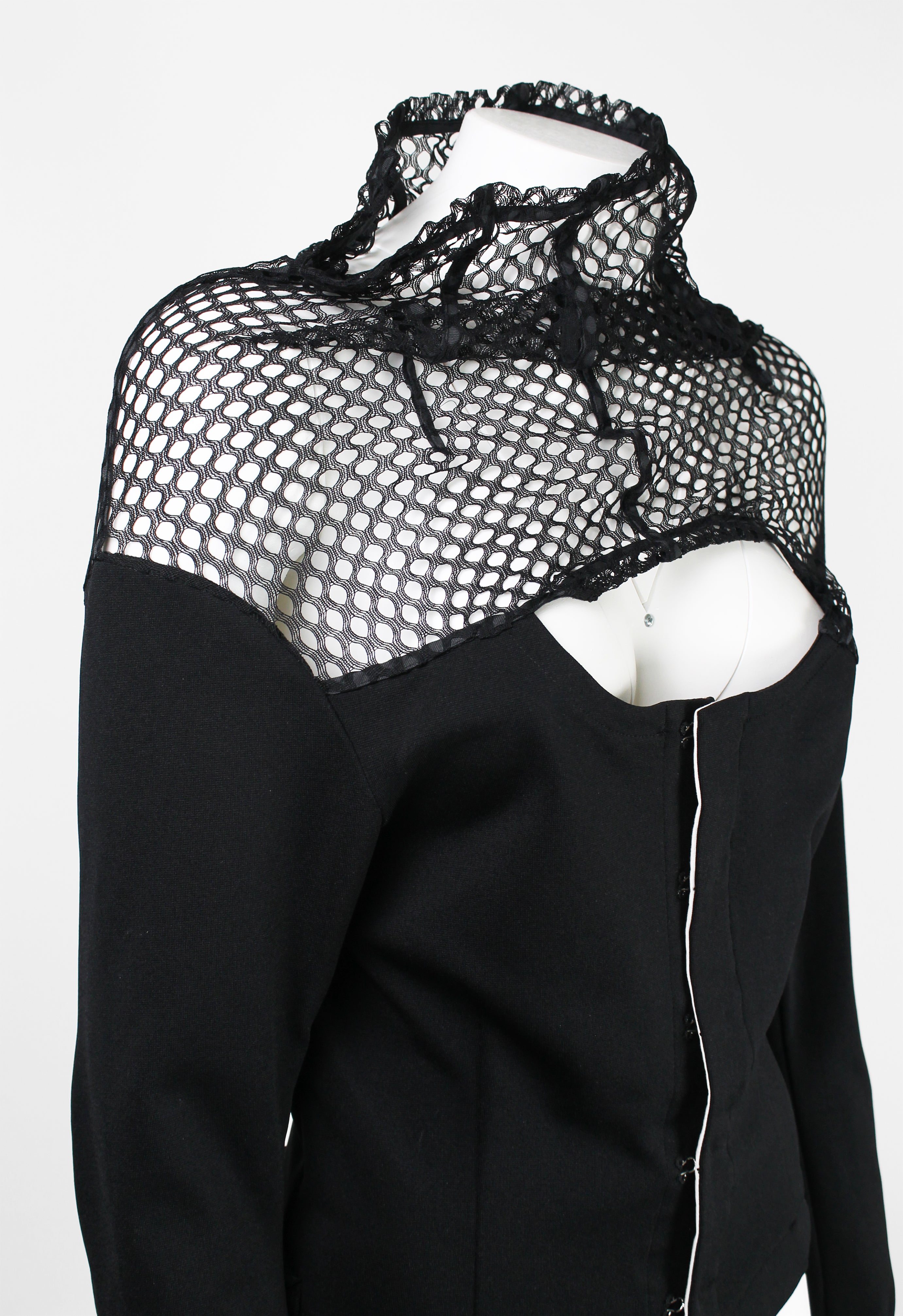 COMME DES GARCONS FW 2004 DARK ROMANCE CORSET JACKET