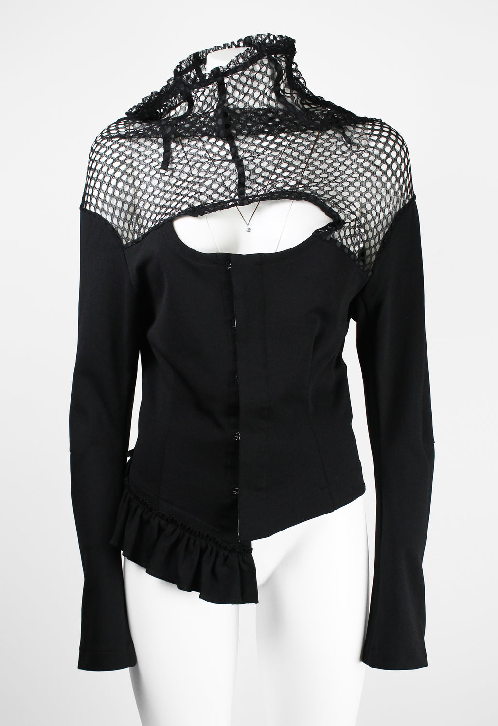 COMME DES GARCONS FW 2004 DARK ROMANCE CORSET JACKET