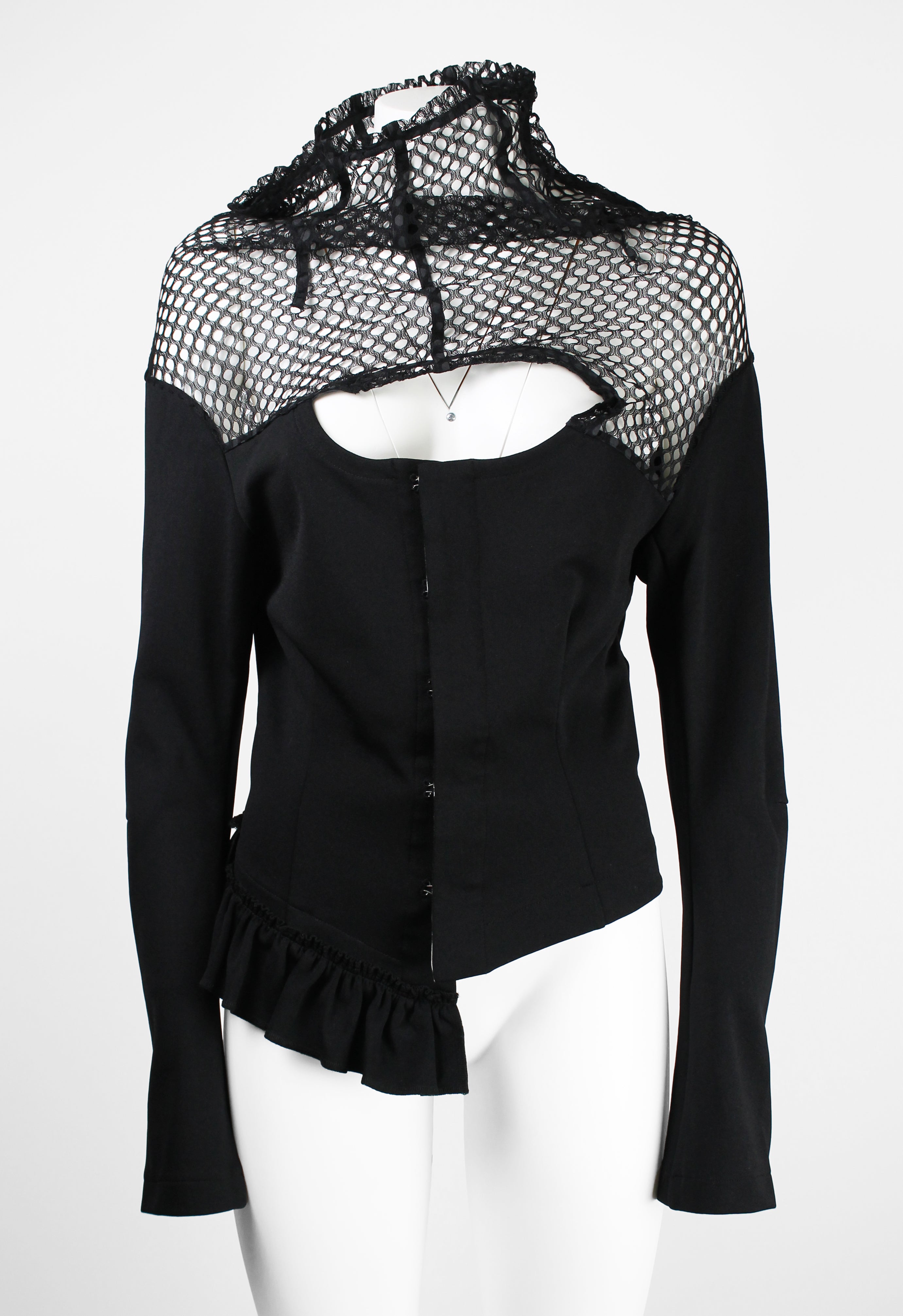 COMME DES GARCONS FW 2004 DARK ROMANCE CORSET JACKET