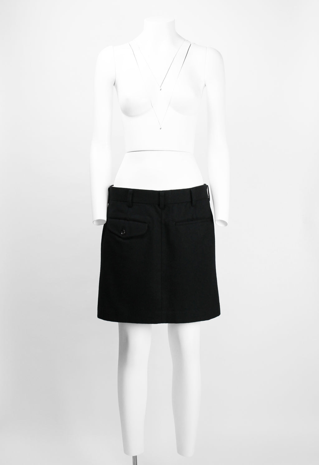 COMME DES GARCONS FW 2004 LAYERED SKIRT AND TROUSERS SET