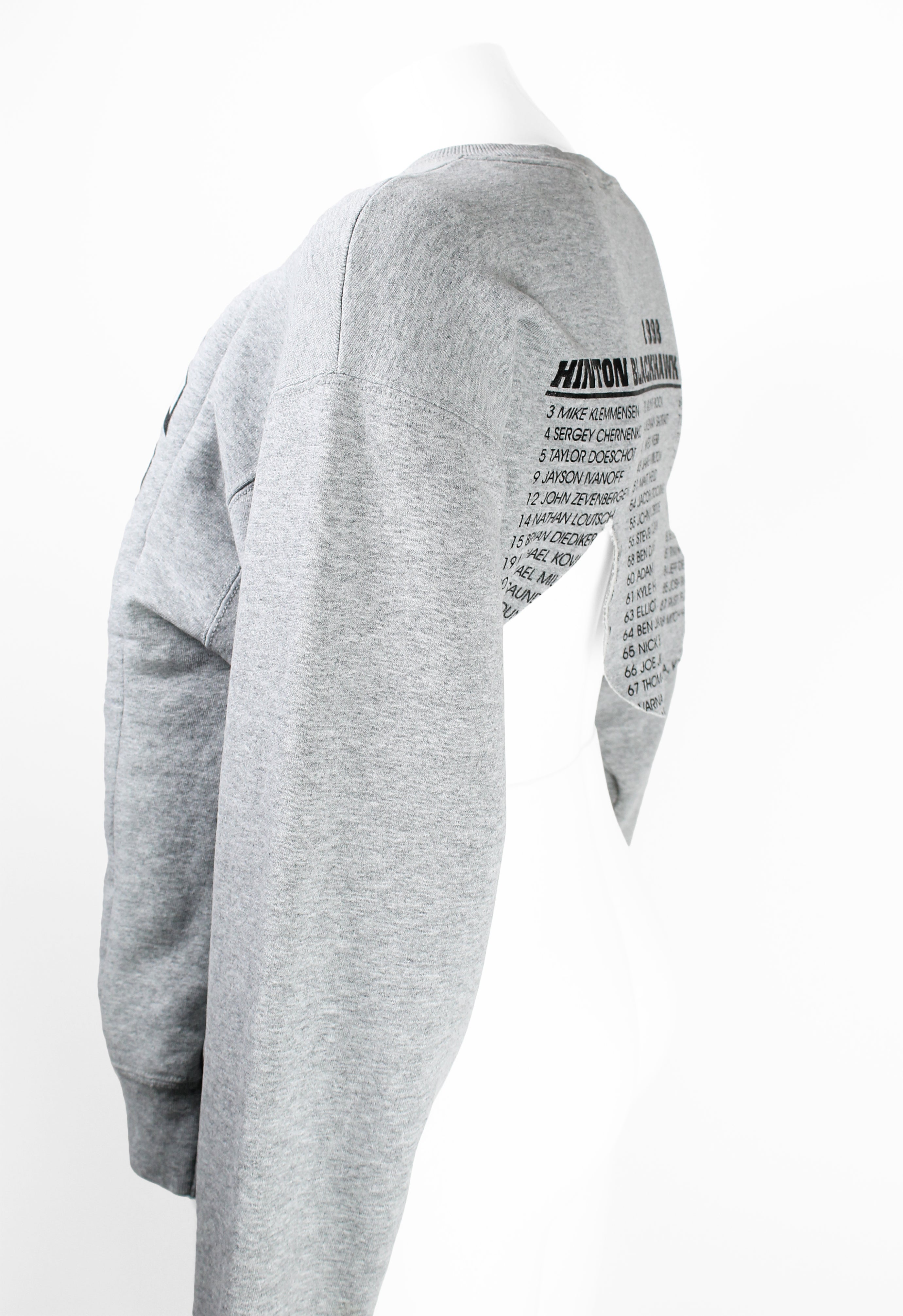 COMME DES GARCONS FW 2018 RECONSTRUCTED PADDED VINTAGE SWEATER