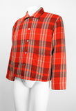 COMME DES GARCONS HOMME 1997 PADDED REVERSIBLE PLAID JACKET