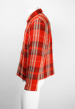 COMME DES GARCONS HOMME 1997 PADDED REVERSIBLE PLAID JACKET