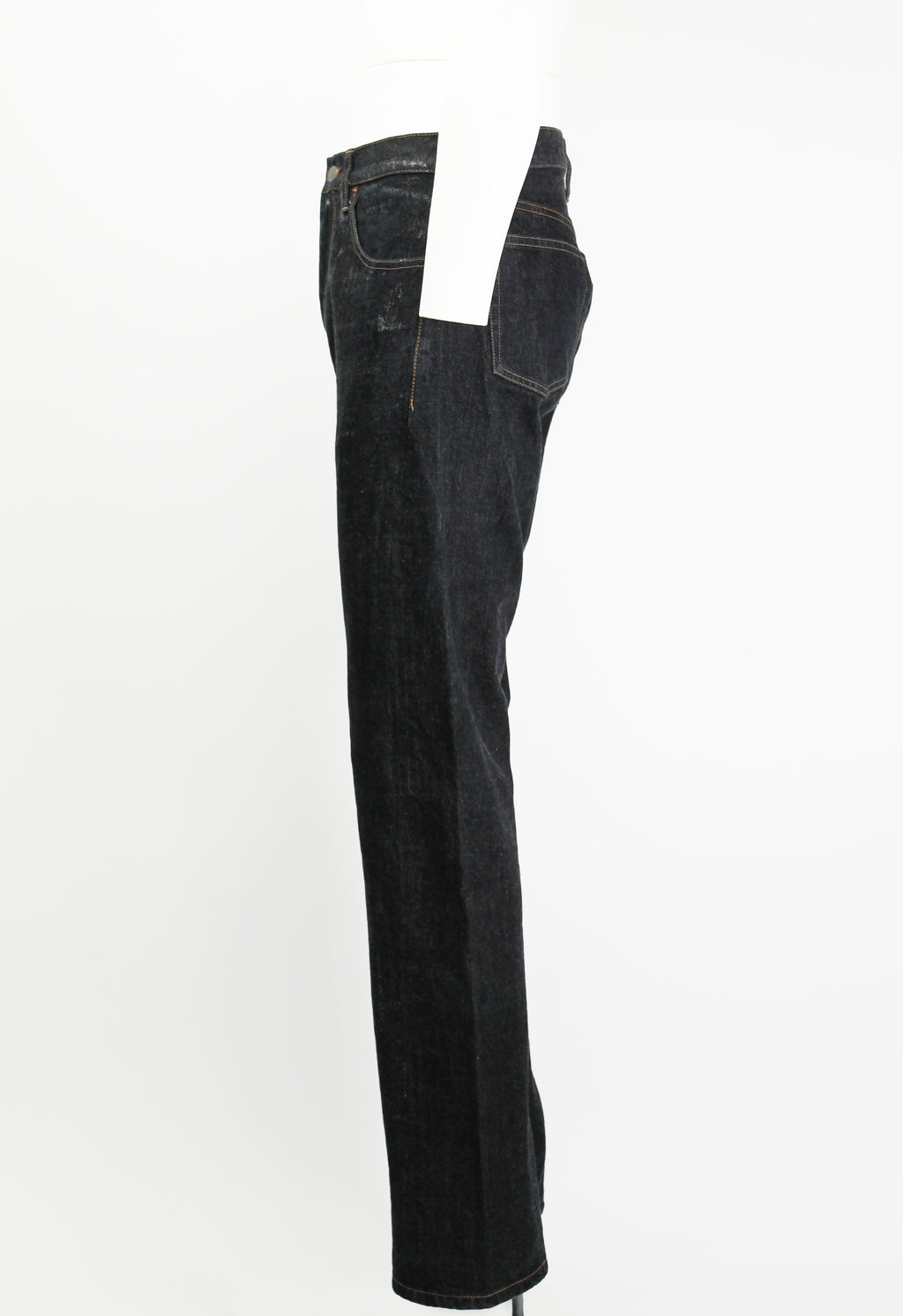 COMME DES GARCONS HOMME 2002 SILVER PAINTED JEANS