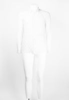 COMME DES GARCONS HOMME PLUS SS 2015 SHEER FLORAL LACE SHIRT