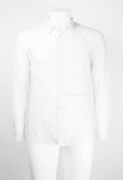 COMME DES GARCONS HOMME PLUS SS 2015 SHEER FLORAL LACE SHIRT