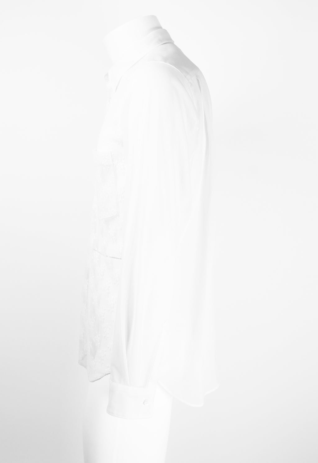 COMME DES GARCONS HOMME PLUS SS 2015 SHEER FLORAL LACE SHIRT
