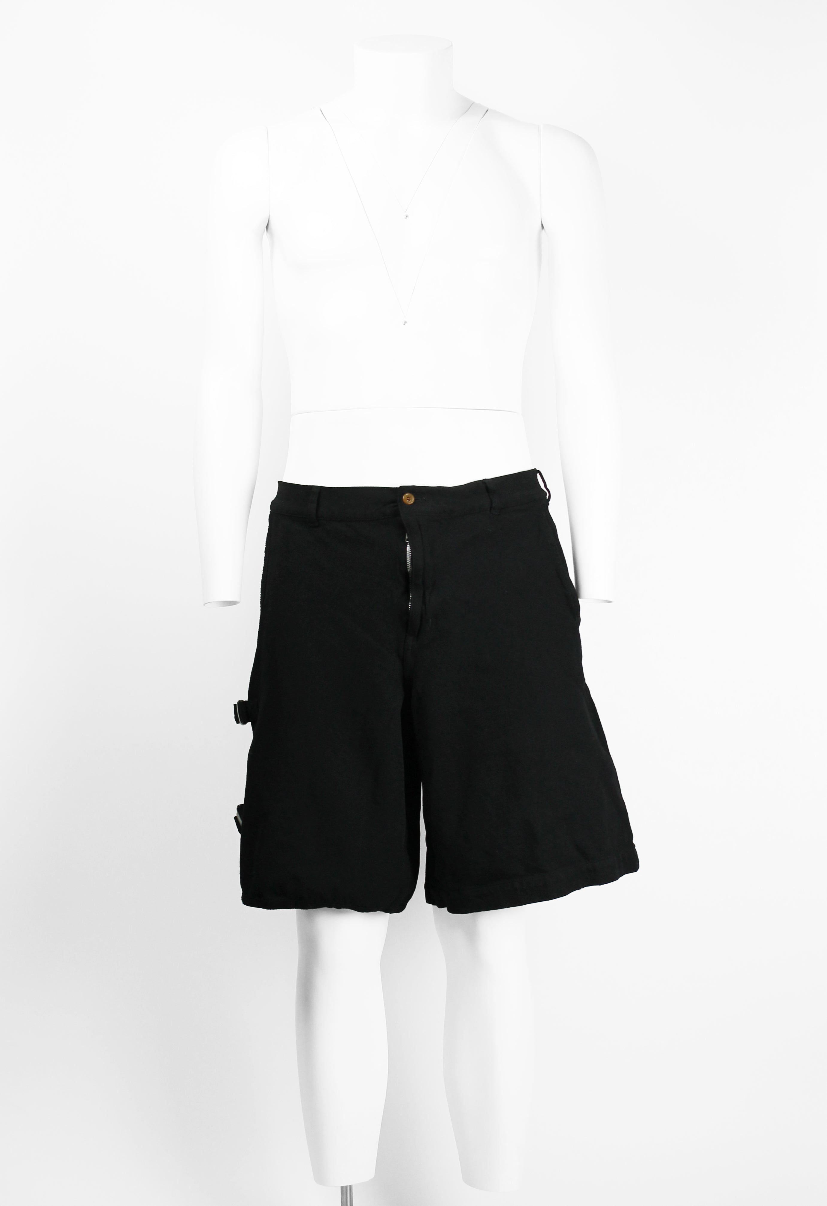 COMME DES GARCONS HOMME PLUS FW 2010 BUCKLE SHORTS