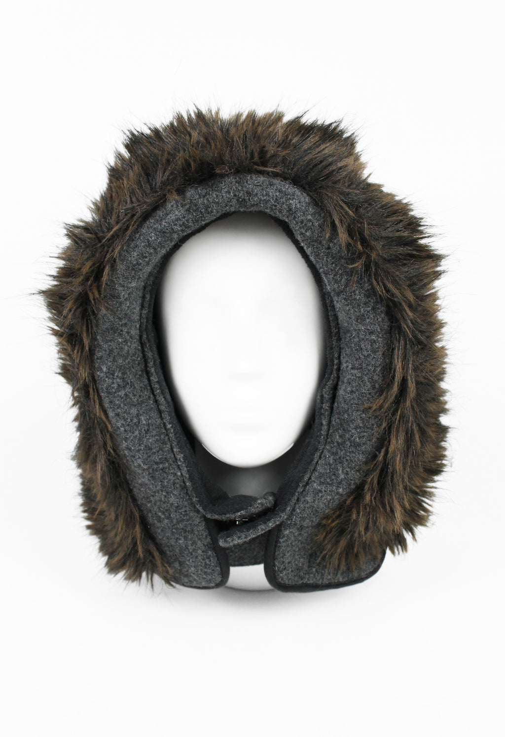 COMME DES GARCONS HOMME PLUS FW 2010 FUR TRIM HOOD