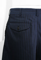COMME DES GARCONS HOMME PLUS FW 2015 STRIPED WIDE SHORTS