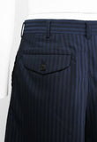 COMME DES GARCONS HOMME PLUS FW 2015 STRIPED WIDE SHORTS