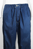 COMME DES GARCONS HOMME PLUS SS 2004 BLUE NYLON TROUSERS