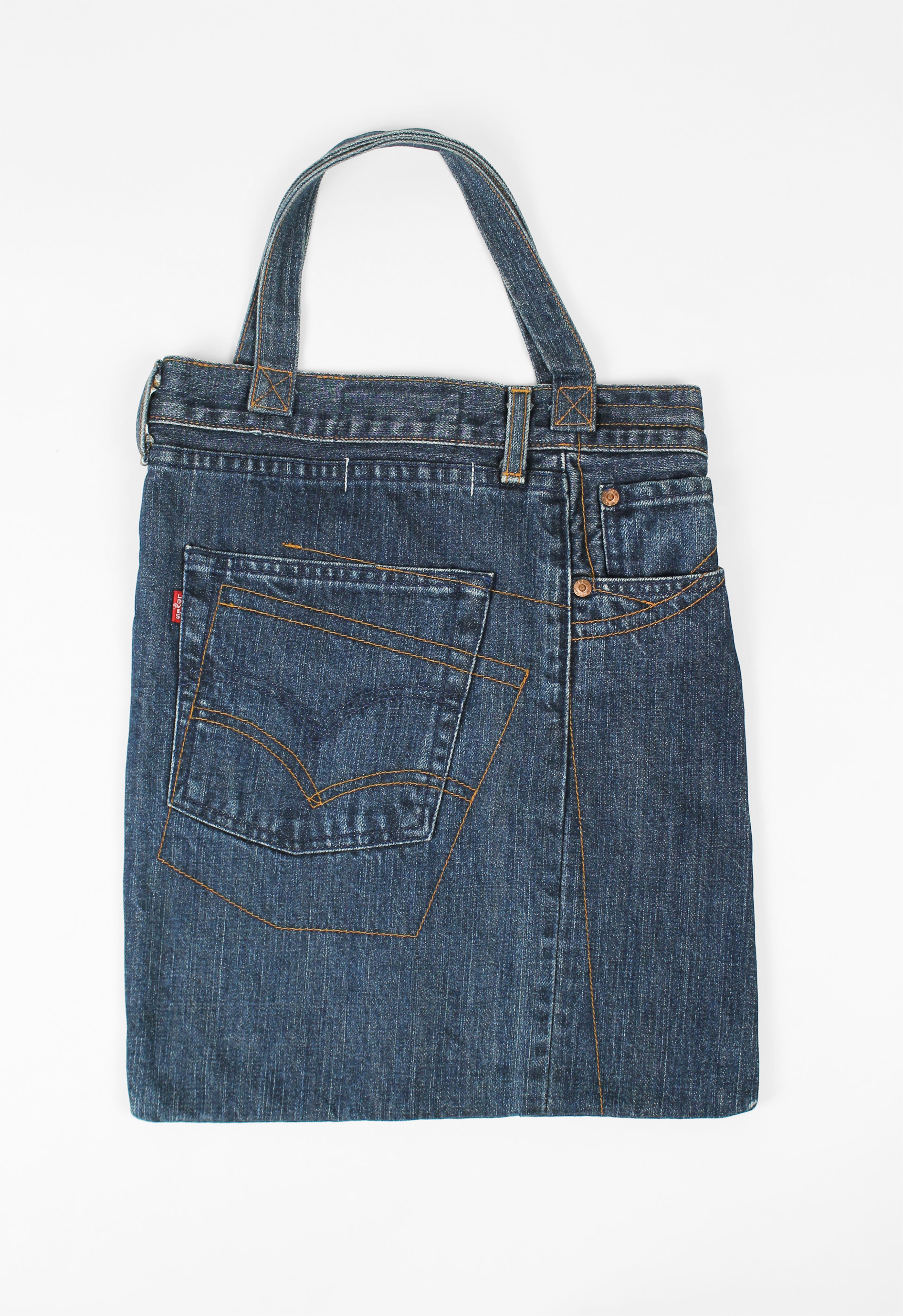 COMME DES GARCONS RECONSTRUCTED LEVI S JEANS TOTE BAG THE 543