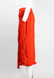 COMME DES GARCONS ROBE DE CHAMBRE 1999 RED PANELLED WRAP SKIRT