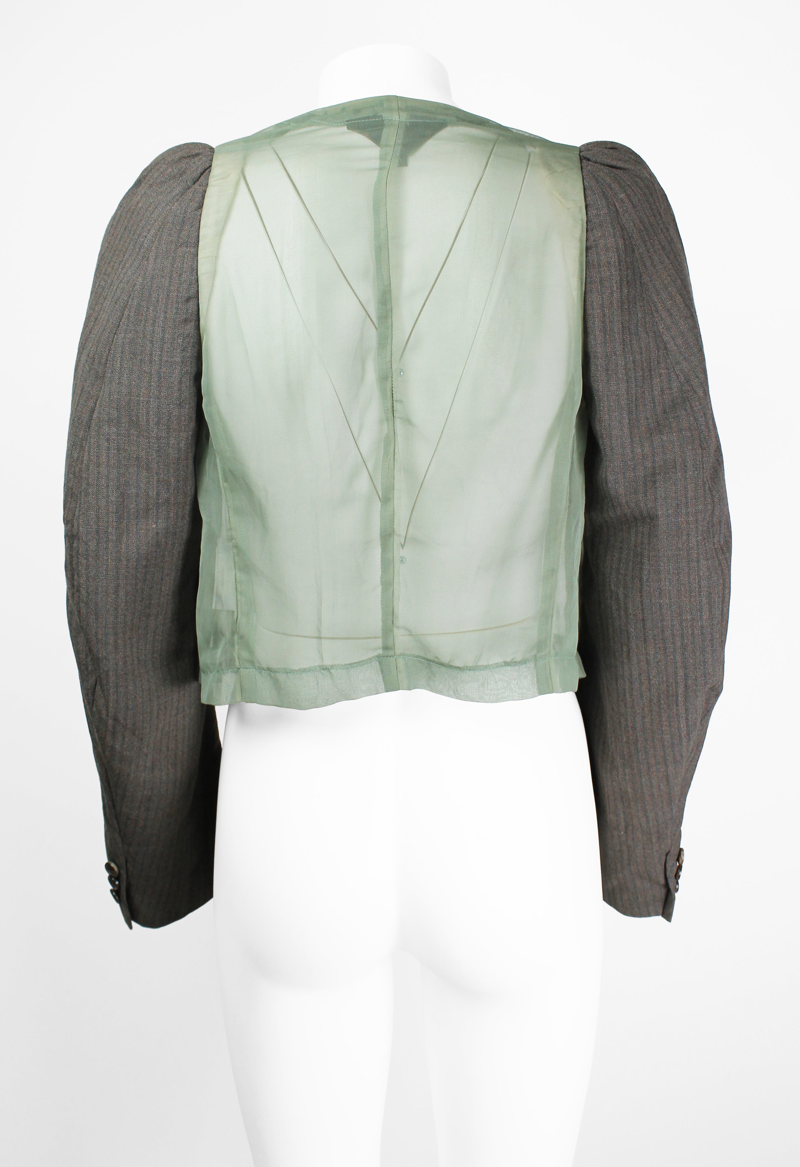 COMME DES GARCONS SS 1994 RECONSTRUCTED SLEEVES JACKET