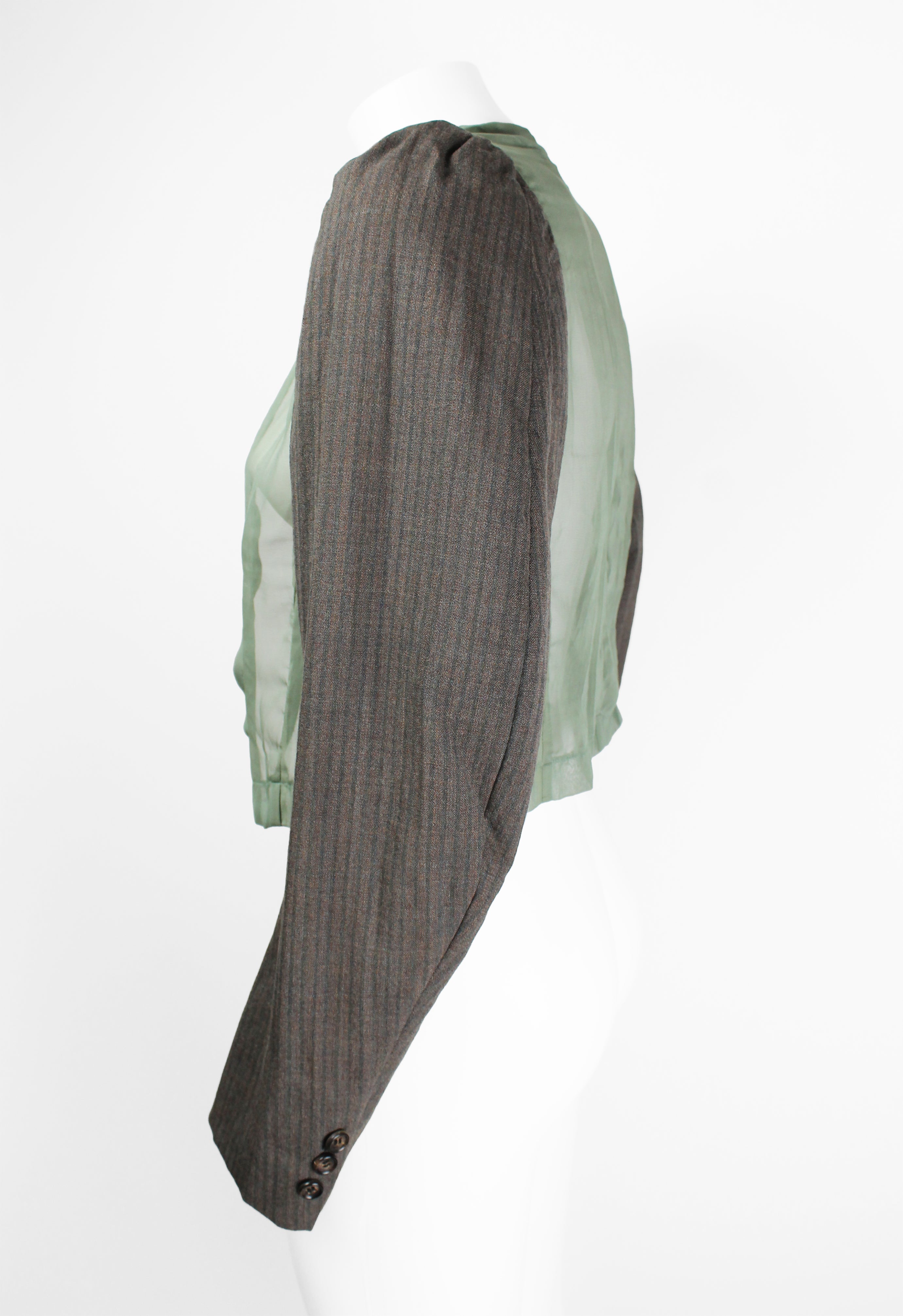 COMME DES GARCONS SS 1994 RECONSTRUCTED SLEEVES JACKET