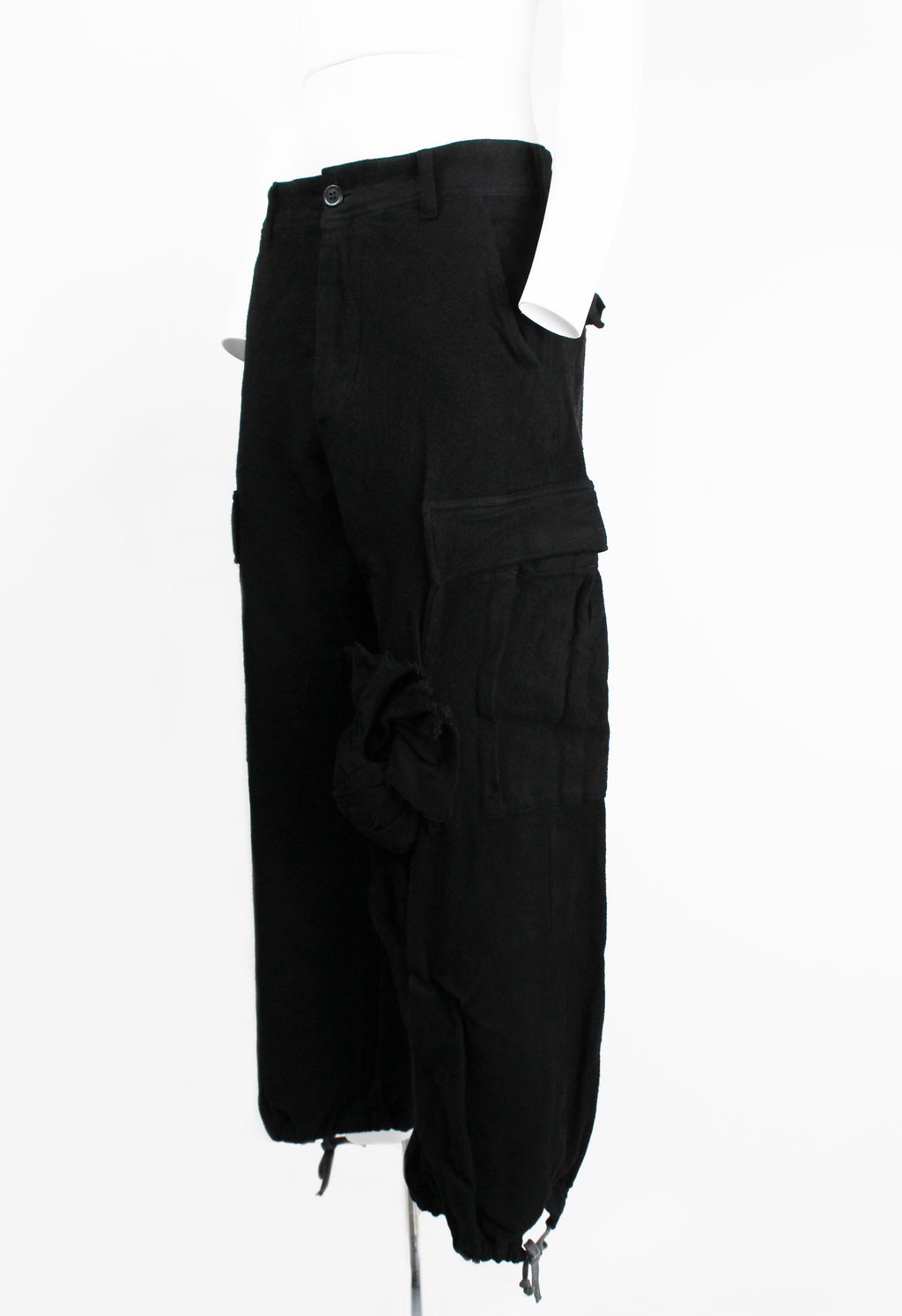 COMME DES GARCONS SS 2003 CARGO KNOT TROUSERS