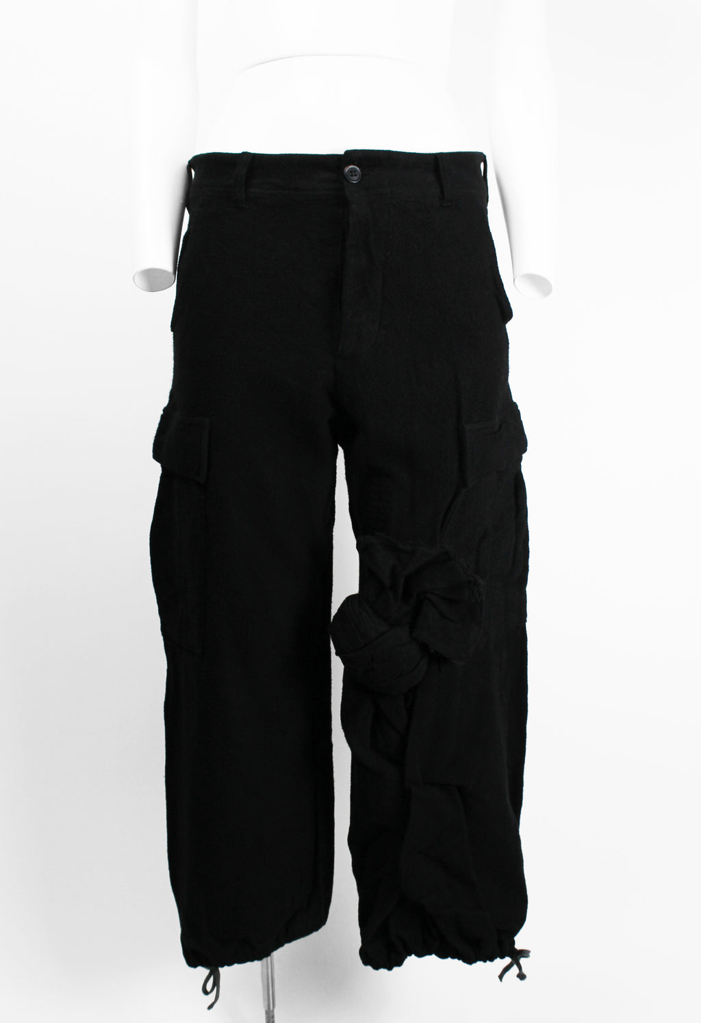 COMME DES GARCONS SS 2003 CARGO KNOT TROUSERS