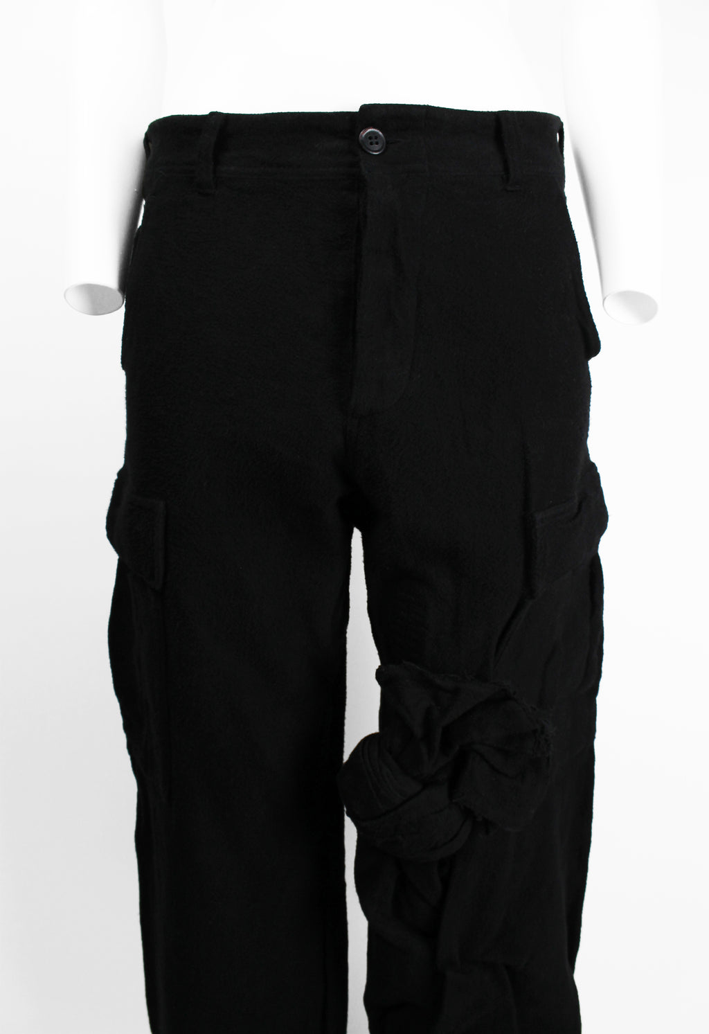 COMME DES GARCONS SS 2003 CARGO KNOT TROUSERS