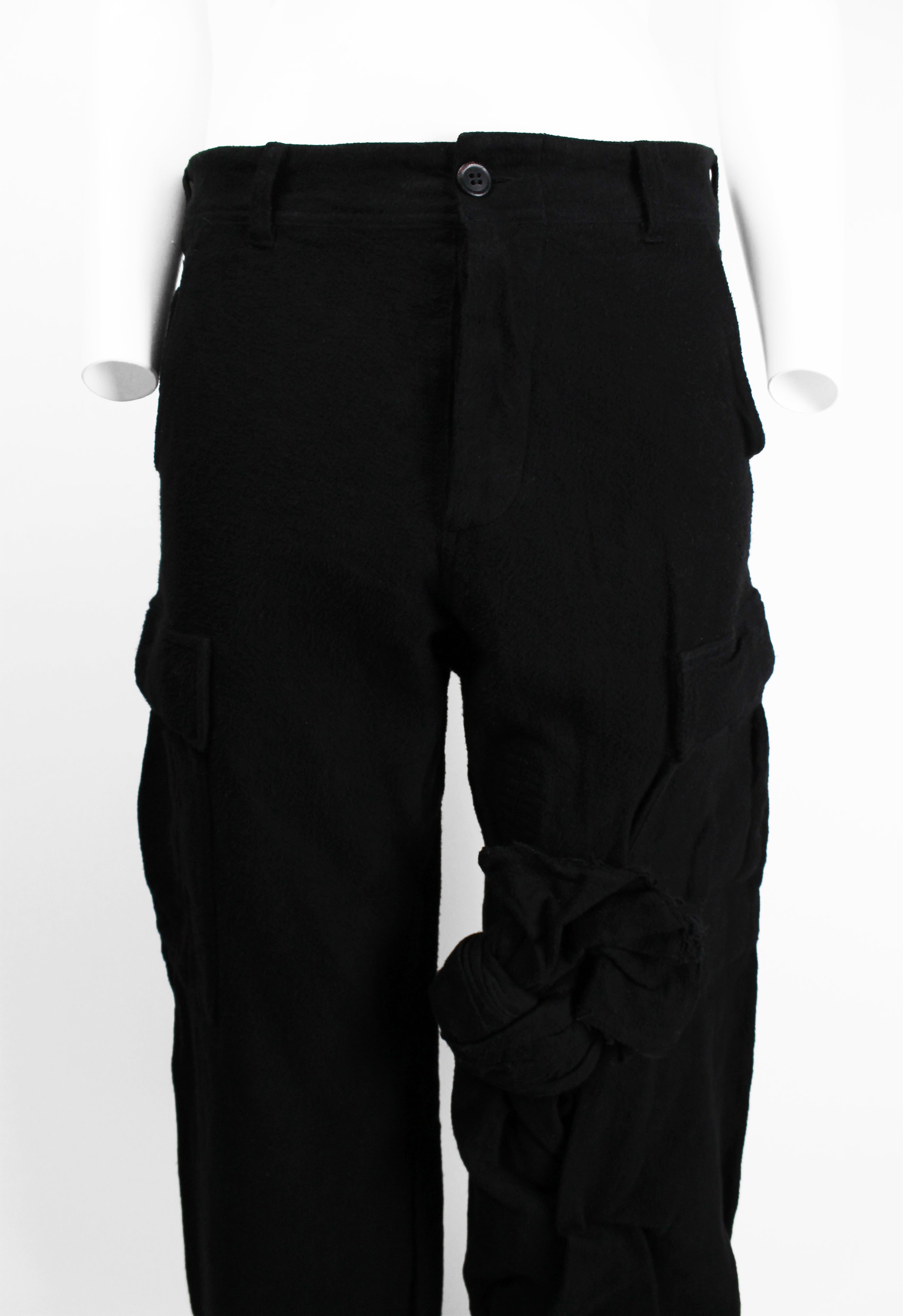 COMME DES GARCONS SS 2003 CARGO KNOT TROUSERS