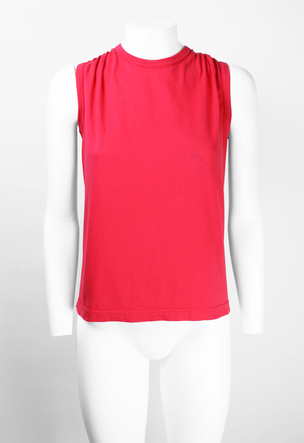 COMME DES GARCONS SS 2003 PINK BRAIDED TOP