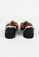 COMME DES GARCONS SS 2005 PUNK BALLERINA LACE UP LEATHER SHOES