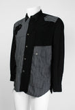 COMME DES GARCONS SHIRT 2004 RECONSTRUCTED SHIRT WITH ATTACHED FABRICS