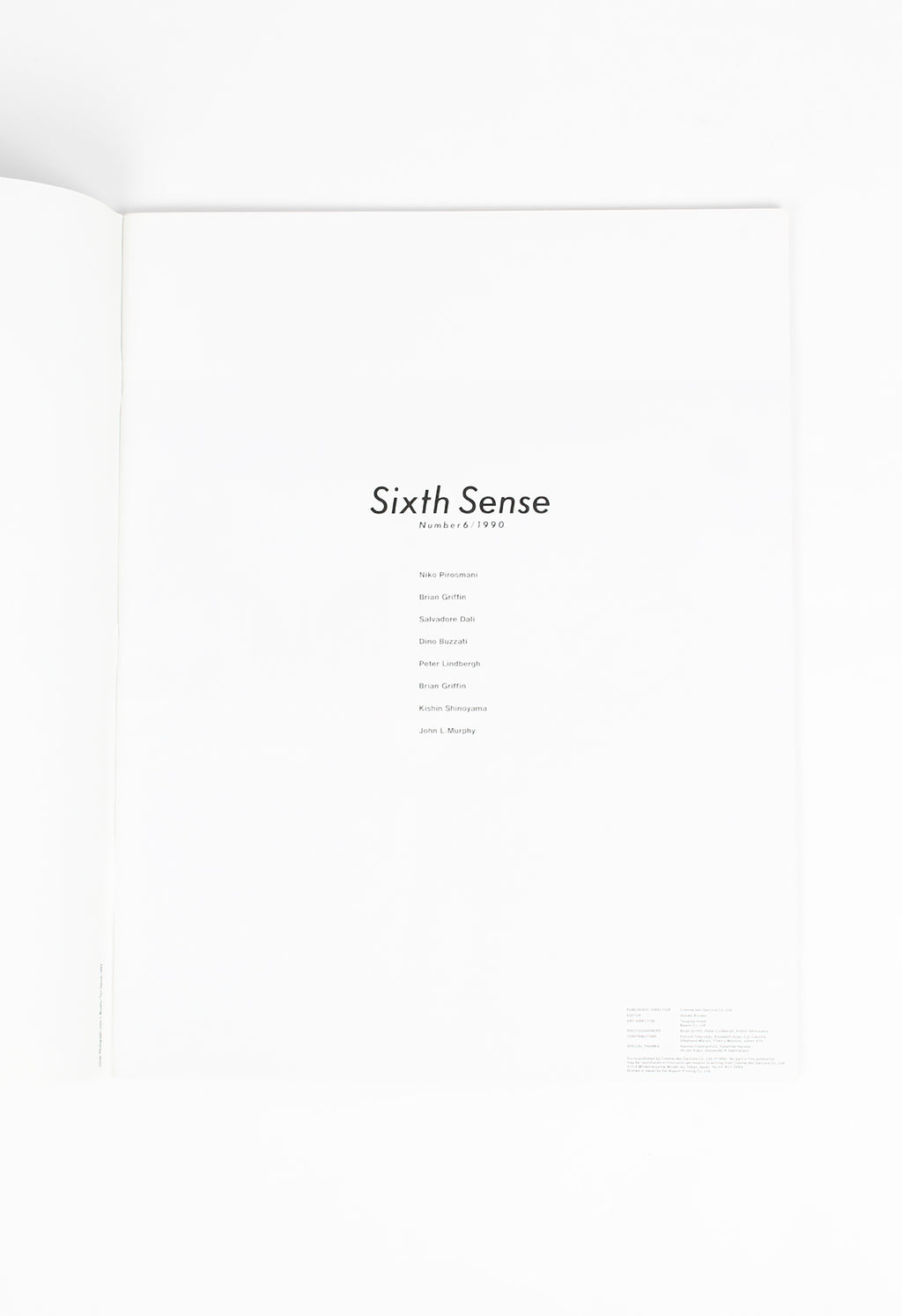 COMME DES GARCONS SIX NUMBER 6 1990