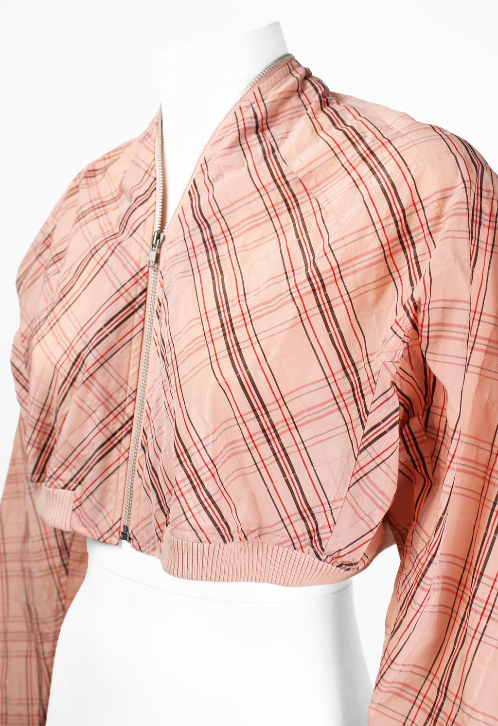 COMME DES GARCONS TRICOT 1990'S CROPPED FULL ZIP JACKET