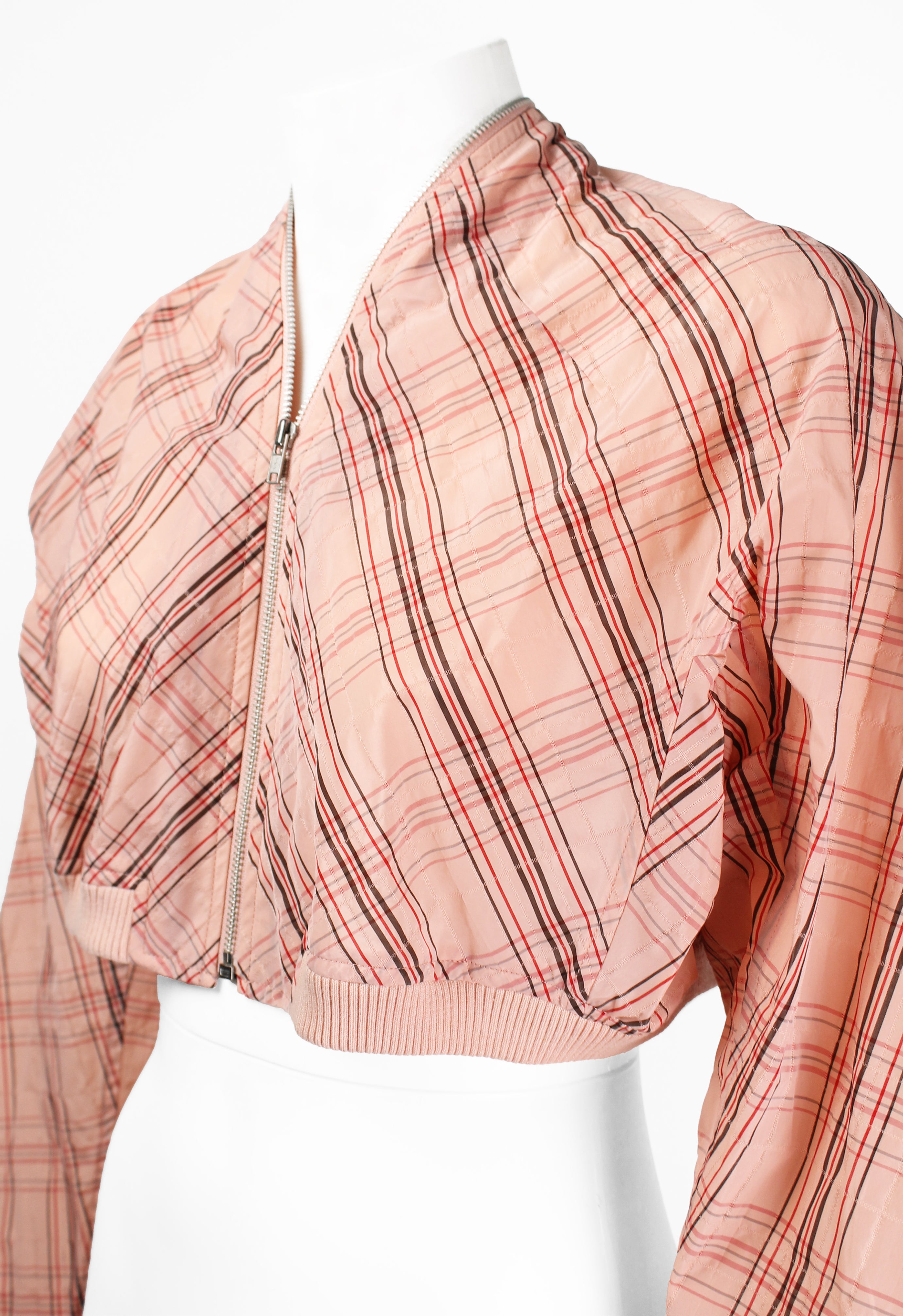 COMME DES GARCONS TRICOT 1990'S CROPPED FULL ZIP JACKET