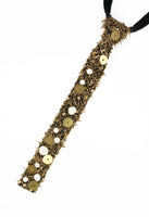 COMME DES GARCONS TRICOT PEARL BEADED EMBELLISHED TIE