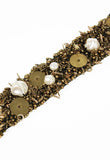 COMME DES GARCONS TRICOT PEARL BEADED EMBELLISHED TIE