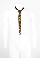 COMME DES GARCONS TRICOT PEARL BEADED EMBELLISHED TIE