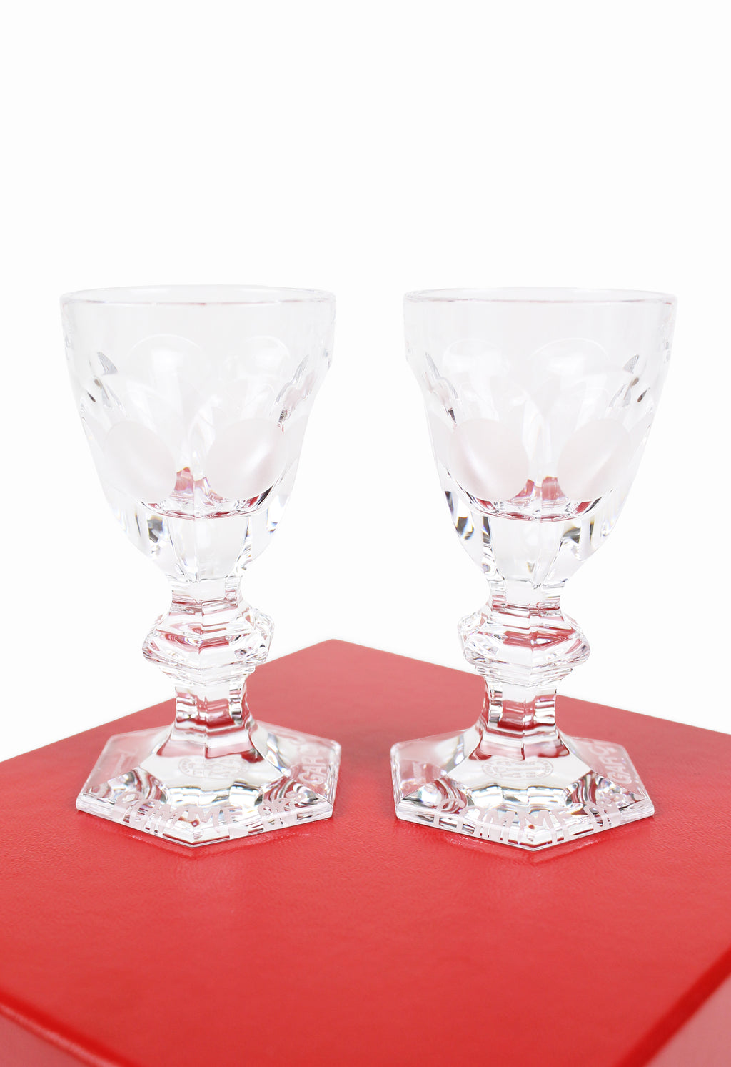 COMME DES GARCONS X BACCARAT 2019 CRYSTAL HARCOURT GLASSES SET