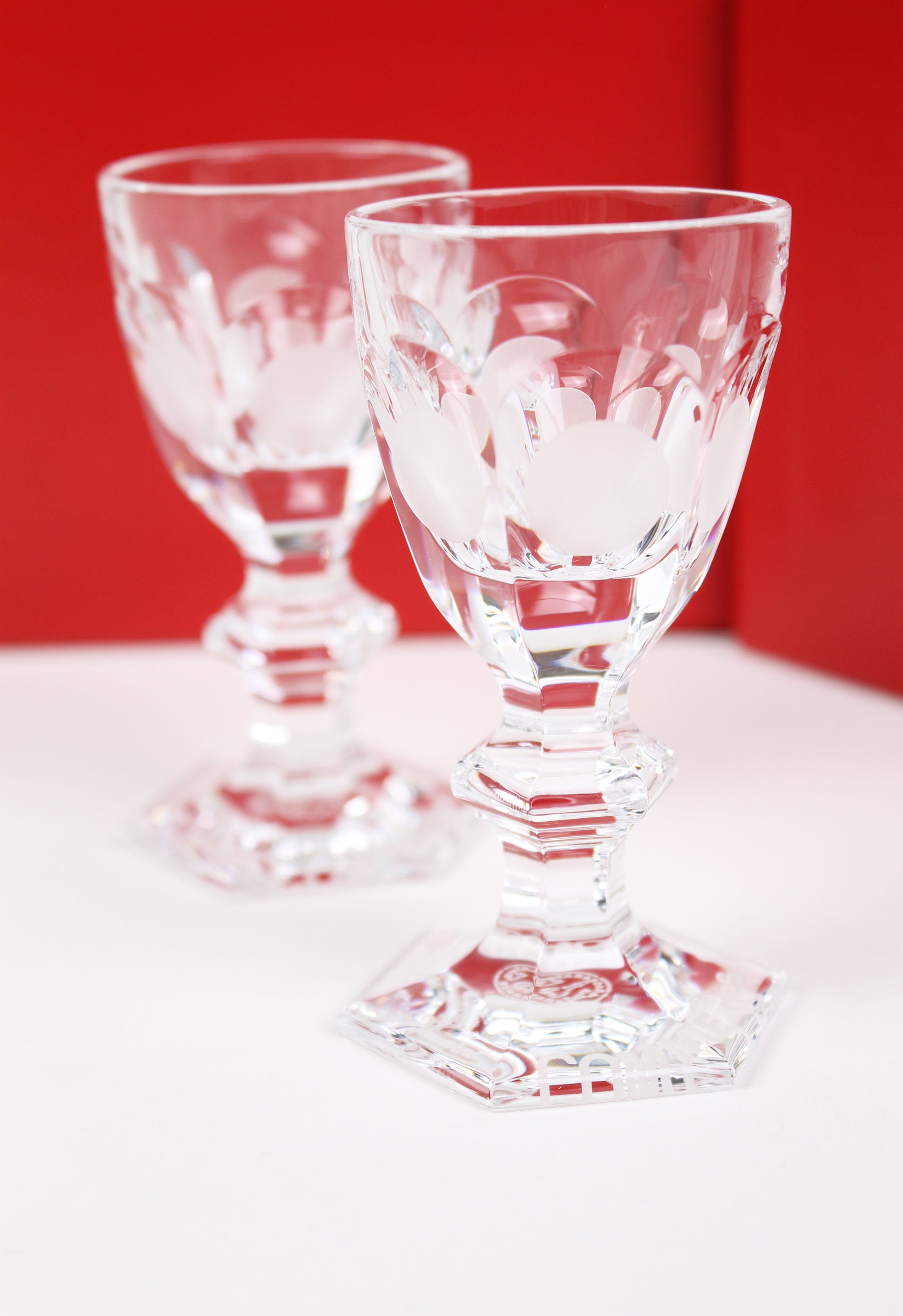 COMME DES GARCONS X BACCARAT 2019 CRYSTAL HARCOURT GLASSES SET