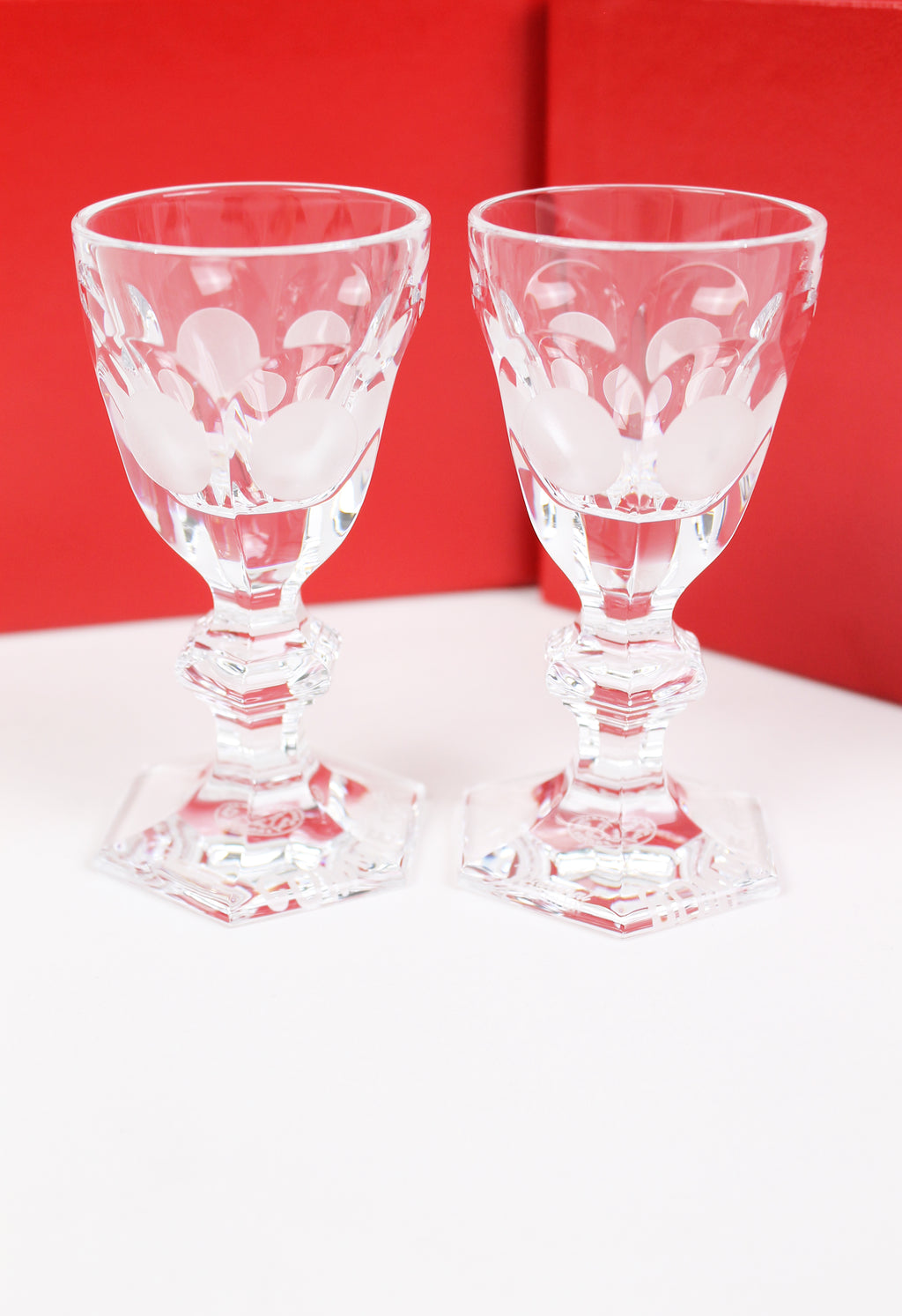 COMME DES GARCONS X BACCARAT 2019 CRYSTAL HARCOURT GLASSES SET