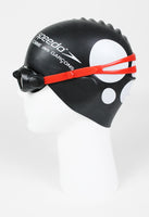 COMME DES GARCONS X SPEEDO 2005 SWIMMING CAP AND GOGGLES