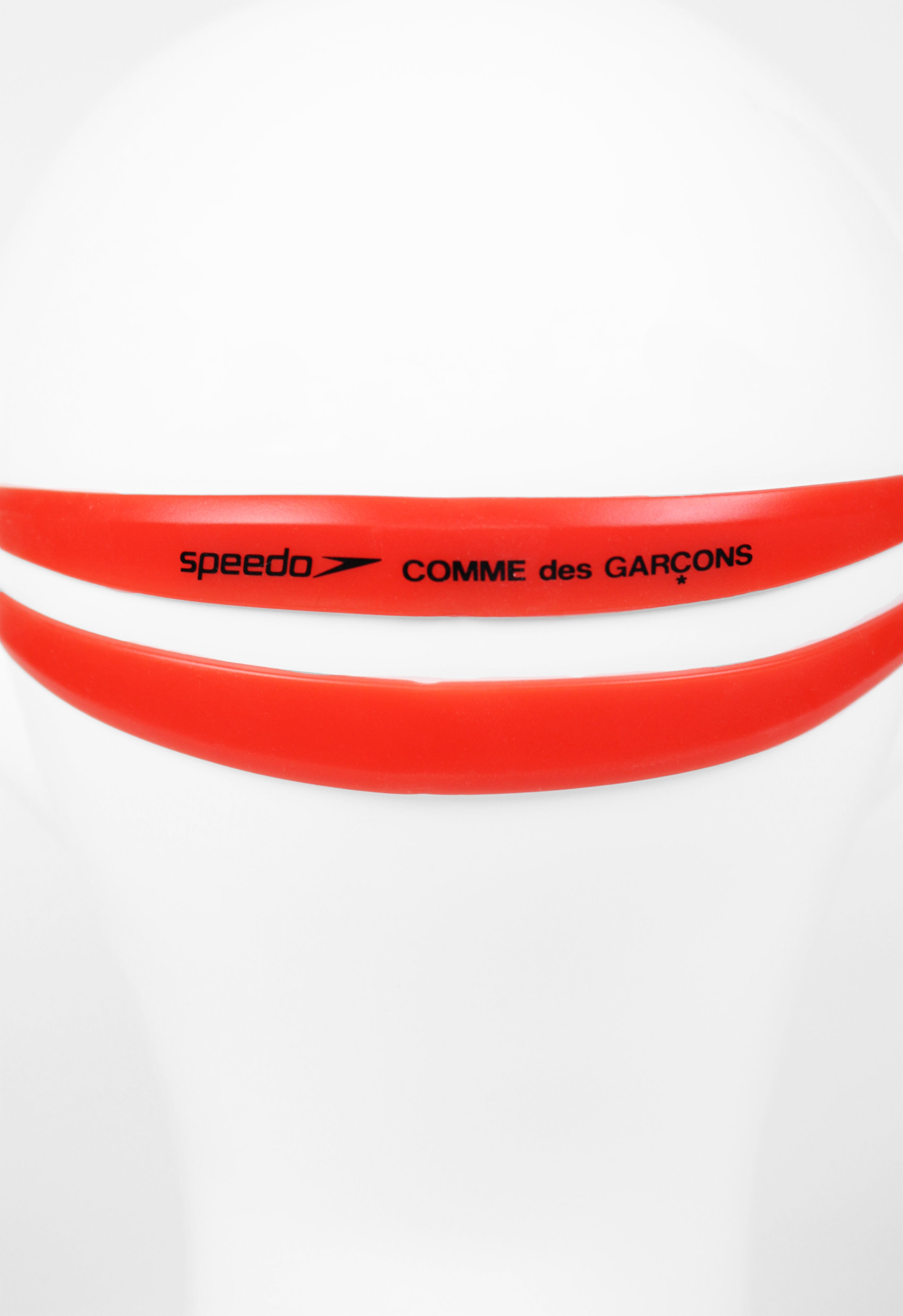 COMME DES GARCONS X SPEEDO 2005 SWIMMING CAP AND GOGGLES