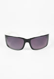 COURREGES WRAPAROUND BI-COLOUR SUNGLASSES