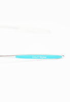 COURRÈGES 2000'S SILVER AND BLUE OVAL SUNGLASSES