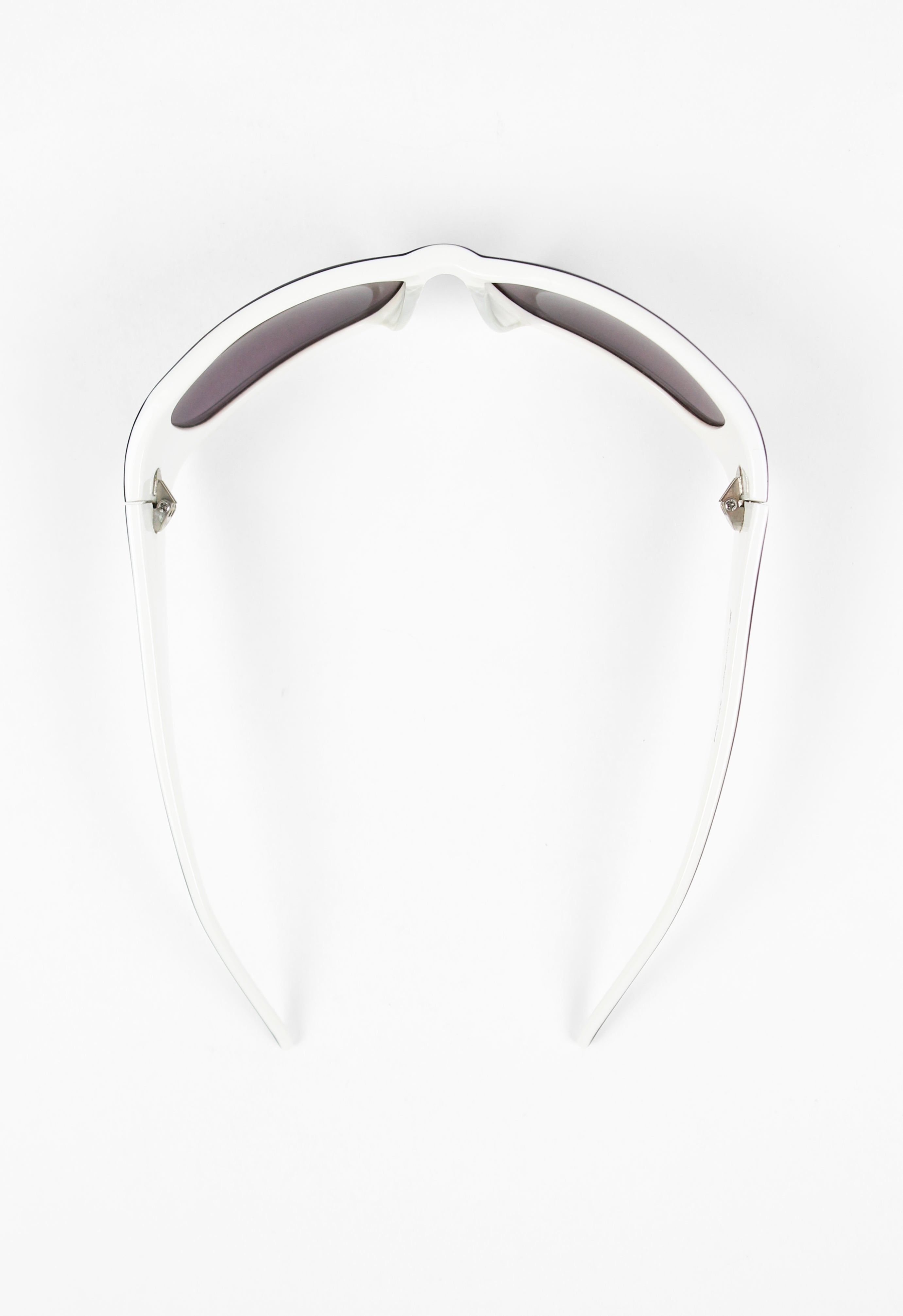 COURRÈGES WRAPAROUND BI-COLOUR SUNGLASSES